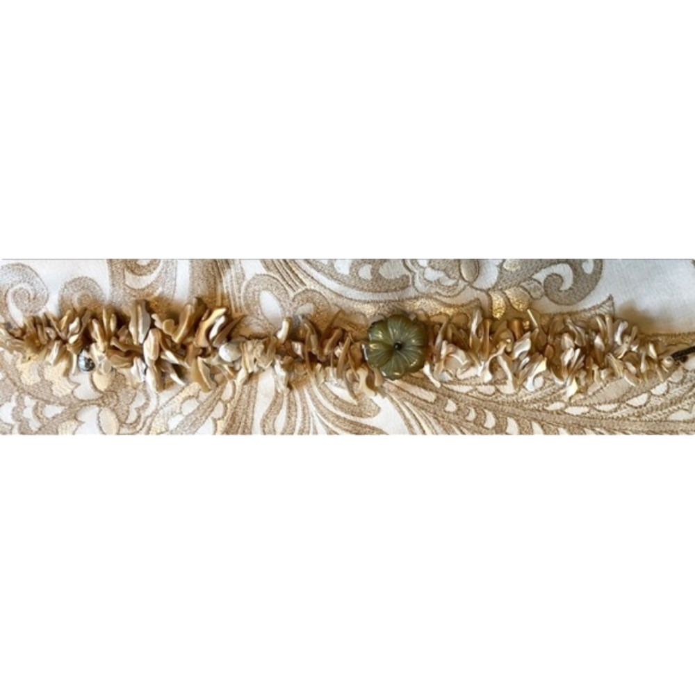 𝅺🇺🇸 Genuine Abalone Necklace Golden Abalone & Agate STUNNING Handcrafted - Picture 4 of 10